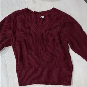 Maroon sweater